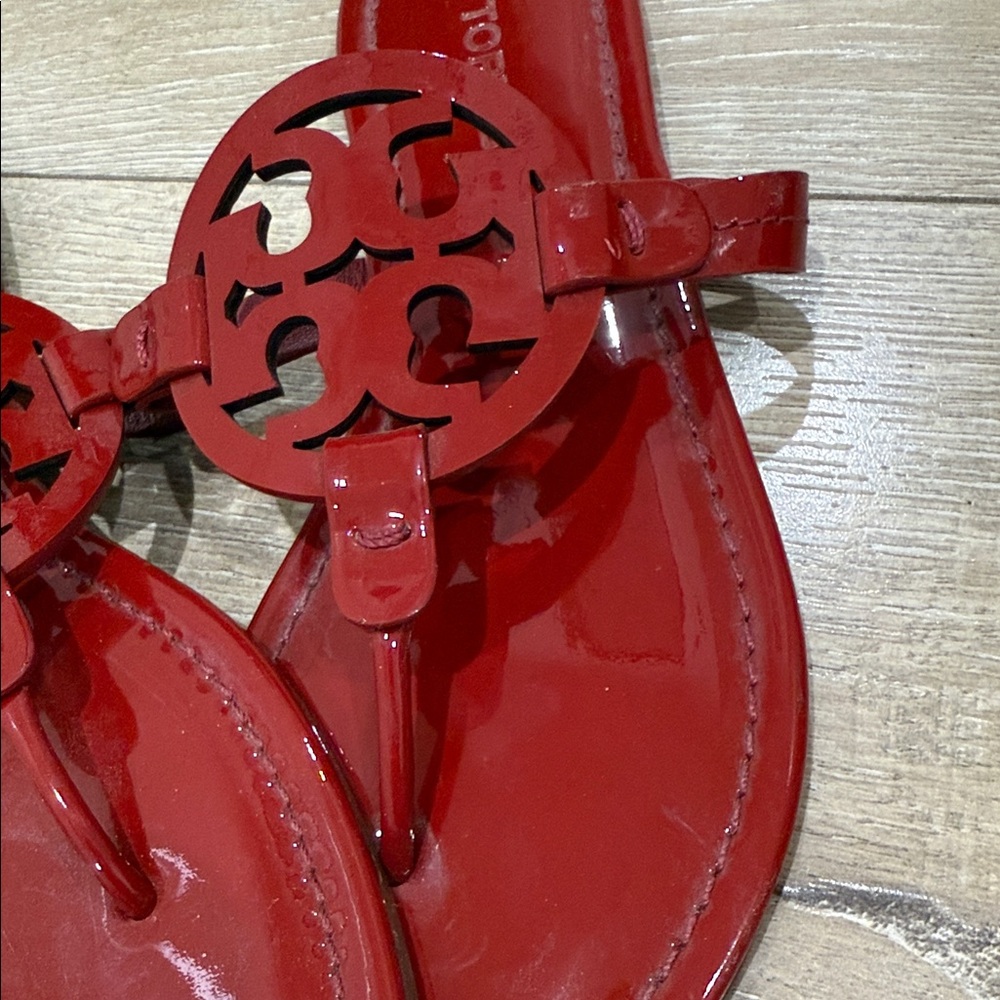 Tory Burch White, Gold, and Red Sandals Bundle - Picture 10 of 10
